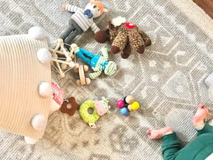 basket of baby toys