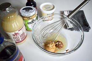 Step 1 - whisk all ingredients together until smooth