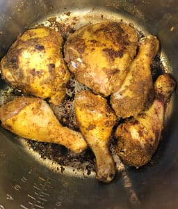 Step 3 - brown chicken