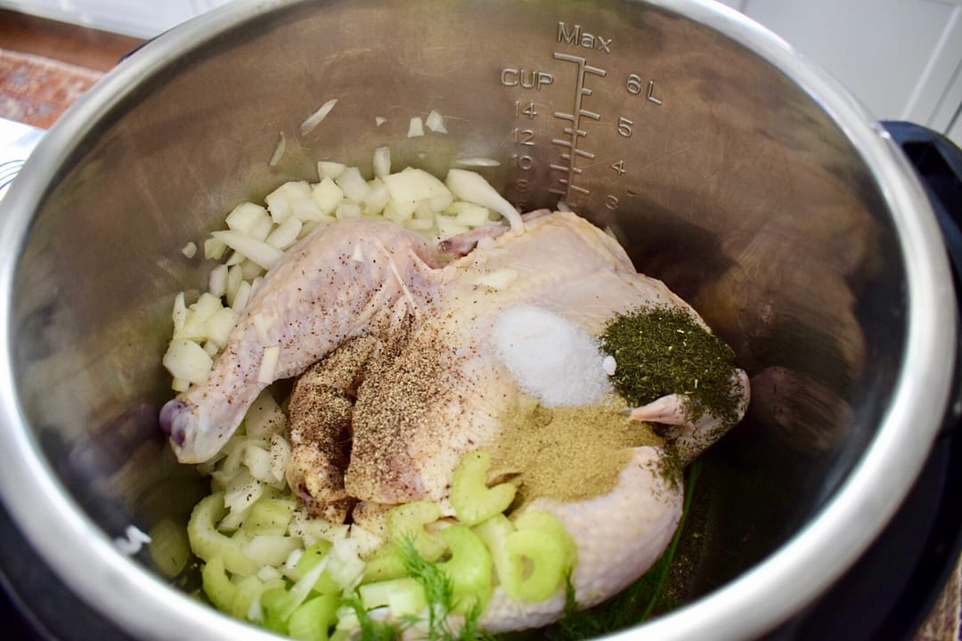 Step 1 - prepare broth