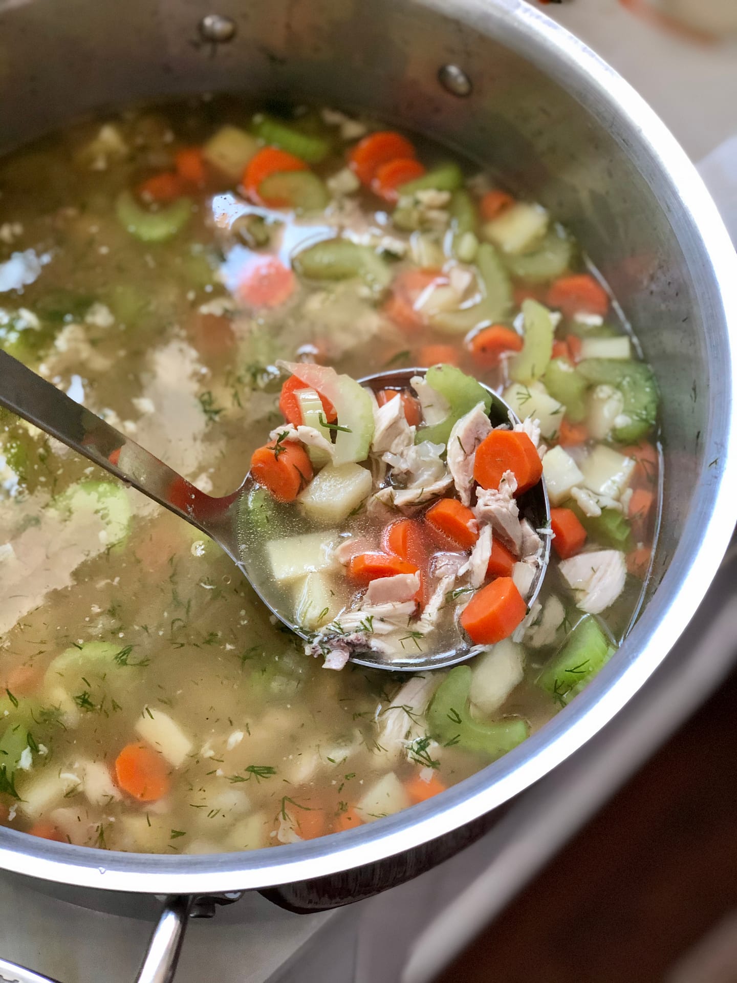 Instant pot chicken soup